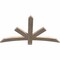 Ekena Millwork Alberta Smooth Timber Gable Bracket, Douglas Fir, 48"W x 28"H x 1 1/2"D x 3 1/2"F, 14/12 Pitch GBW048X28X0204ALB00SDF - alternate 3